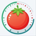 Pomodoro Technique Productivity Timer Icon Royalty Free Stock Photo