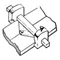 Bisecting Gauge, vintage illustration