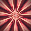 Illustration in retro style with sunburst Royalty Free Stock Photo