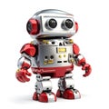 Robot toy isolated on a white background Royalty Free Stock Photo