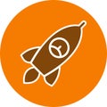 Illustration Rocket Icon For Personal And Commercial Use.