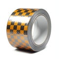 Roll of duct tape isolated on white background