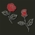Illustration of roses Royalty Free Stock Photo