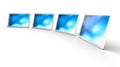 Flat displays Royalty Free Stock Photo