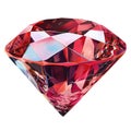 Illustration of ruby , isolated on white background , high quality, high resolution Royalty Free Stock Photo