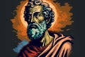 Illustration of Saint Peter Apostle of Christ. Generative AI Royalty Free Stock Photo