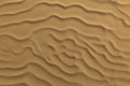 Sand texture background,  Close up of sand dune pattern in the desert Royalty Free Stock Photo