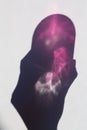 Scan of the hand of alien`s hand