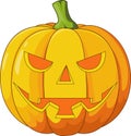 Scary Halloween Pumpkin cartoon