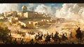 Illustration scenario of historical biblical battles