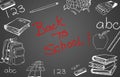 Illustration of school, back to school Royalty Free Stock Photo