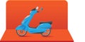 Illustration of scooter / motorbike