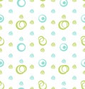 Illustration Seamless Futuristic Texture, Elegance Pattern