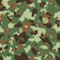 illustration of seamless military camouflage pattern Royalty Free Stock Photo