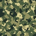 illustration of seamless military camouflage pattern Royalty Free Stock Photo