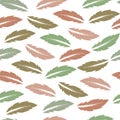 illustration, seamless pattern, delicate multicolored feathers,textiles