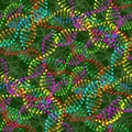 Seamless pattern of DNA molecules. Biochemistry, Health.