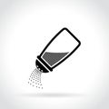 Seasoning bottle icon on white background