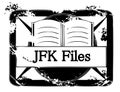 Secret JFK files isolated on white background