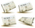 Newspaper Icons Set