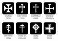 A set of crosses