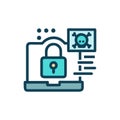 Innovative Data Breach Icon Design