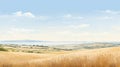 Soft Realism: Captivating Landscape Illustration With Detailed Marine Views