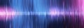 Illustration showcasing vibrant sound waves in blue and pink hues, a blend of creativity and energy Royalty Free Stock Photo