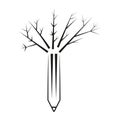 Pencil tree Royalty Free Stock Photo