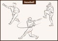 Illustration shows a Baseball