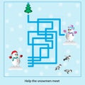 The-job-maze-game-for-kids-Help-the-snowman-to-meet