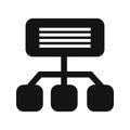 Illustration Sitemap Icon For Personal And Commercial Use.