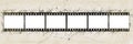 Sketch of a Six pictures Film strip texture with blank space Royalty Free Stock Photo