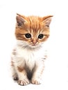 Cat illustration isolated Royalty Free Stock Photo