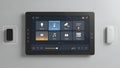 Smart Home Control Panel Automation System Interface Royalty Free Stock Photo