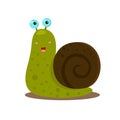 Illustration of snail cute