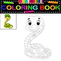 Snake coloring book