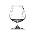 Illustration of Snifter Royalty Free Stock Photo