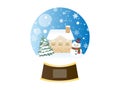 Snow globe1 Royalty Free Stock Photo