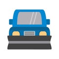 Illustration Snowplow Icon For Personal And Commercial Use.