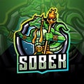 Sobek esport mascot logo design