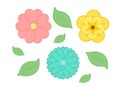 Illustration of some flowers and some leaves by Pitripiter
