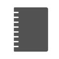 Illustration  Spiral Notebook Icon For Personal And Commercial Use. Royalty Free Stock Photo