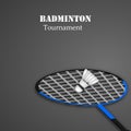 Illustration of sport badminton Background