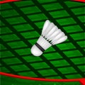 Illustration of sport badminton Background