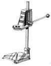 Illustration of a stand for drilling machine