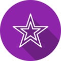 Illustration Star Icon For Personal And Commercial Use.