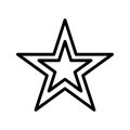 Illustration Star Icon For Personal And Commercial Use.