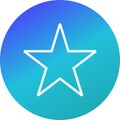 Illustration Star Icon For Personal And Commercial Use.