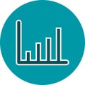 Illustration Statistics Icon For Personal And Commercial Use.